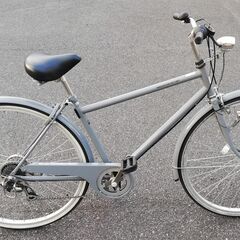 ☆美品 定価の半額以下 シティサイクル 27インチ ライトグレー