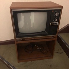 限定値下げ!極美品！ブラウン管テレビ 1976年