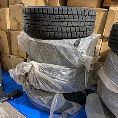 4本セット VOLVOボルボ純正ホイール+ダンロップスタッドレス冬タイヤ 