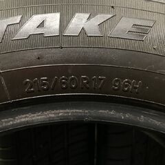 AUTOBACS OVERTAKE RVⅡ215/60R17 17インチ 夏タイヤ 4本 バリ溝 