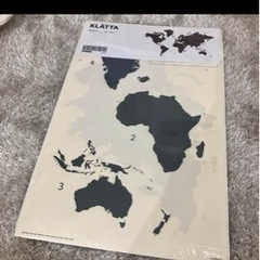 IKEA klatta 世界地図　シール　壁アート