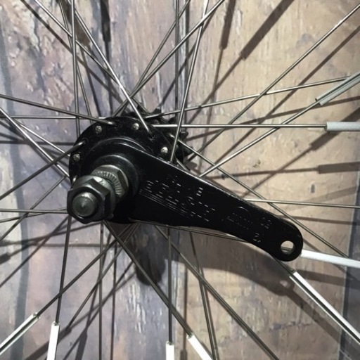 ピストバイク用 コースターブレーキ付き ホイール 16T シルバー