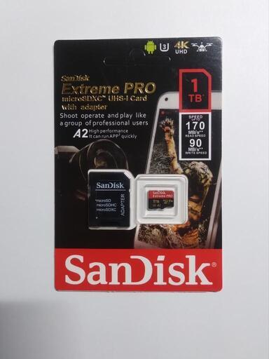 ⑥ MicroSDXCカード 1TB U3 SanDisk　ExtremePRO