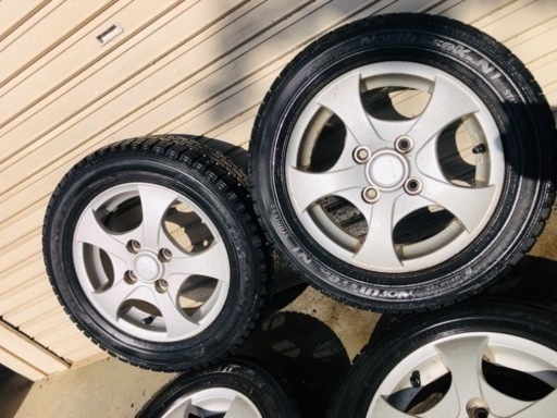 スタッドレスタイヤ155 65 r13（自動車 冬タイヤ、ホイールセット 