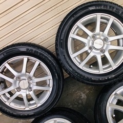 冬タイヤ 155/65R13 軽用アルミ付きスタッドレス 送料無料