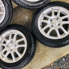 冬タイヤ 155/65R13 軽用アルミ付きスタッドレス 送料無料