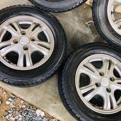 冬タイヤ 165/65R13 軽自動車用アルミ付きスタッドレス4本組