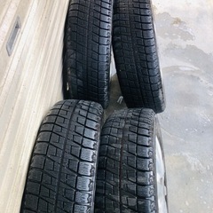 155/65R13 自動車用 日本製アルミ付きBLIZZAKスタッドレス 155/65R13