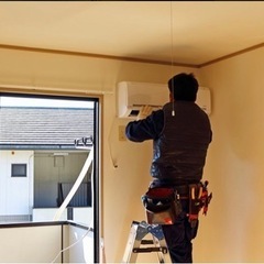 中古エアコン取り付け工事、エアコン込み　数理限定