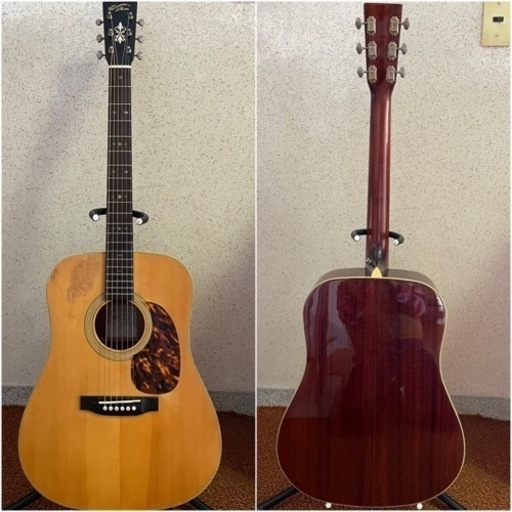 トップ単板　オールドMartinスタイル　アコースティックギター　スキャロップドブレース　RecordingKing RD-16