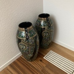 仏壇用花瓶1対　中古