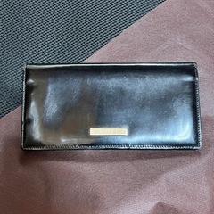 gucci GUCCI グッチ レザー ロゴプレート 長財布