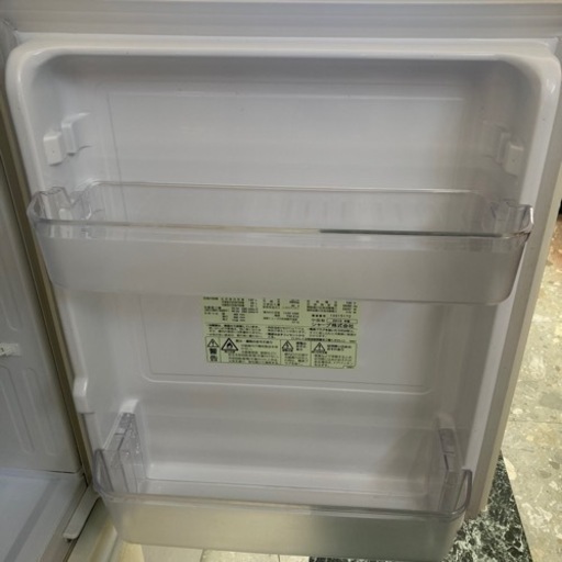 【店頭10%OFF】SHARP ノンフロン冷凍冷蔵庫 SJ-14Y-W 23.11.13 A