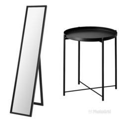 【日時限定・引き取り希望】IKEA 姿見(鏡)&ローテーブル