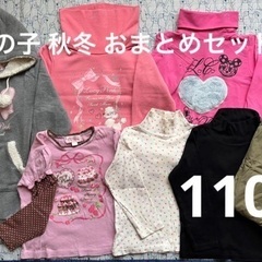 used 女の子 110 冬服 長袖 防寒 フリース 女子 おま...