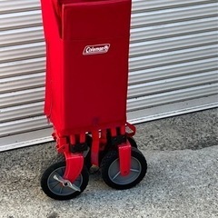 【折りたたみ⭕️レインコートカバー付】コールマン アウトドアワゴン🟡