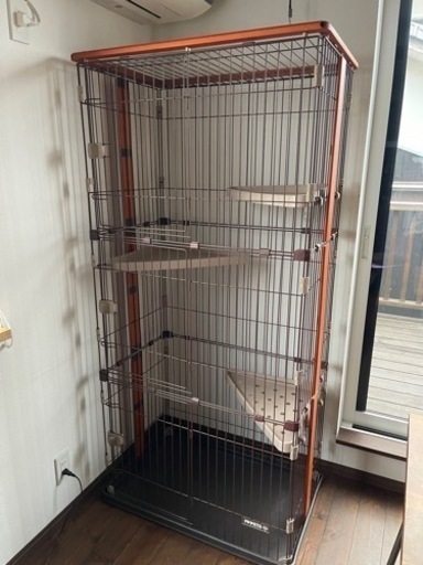 ペット　キャットタワー　ケージ型　さらに値下げ