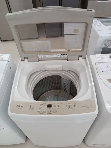 ★ジモティ割あり★ AQUA 洗濯機 AQW-GS70HBK 7kg 19年製 動作確認／クリーニング済み TC136