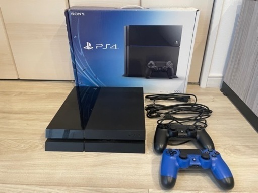 プレイステーション4 黒 500GBコントローラー2つ付き