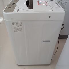 ☆ジモティ割あり☆ SHARP 洗濯機 ES-GE6E-T 6kg 21年製 動作確認