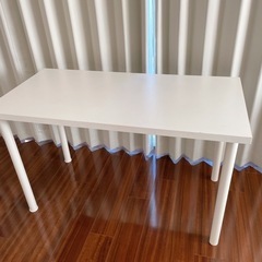 ③ ニトリ　白木目　テーブル　デスク　120×59