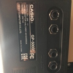 カシオ　GP500 BP 椅子ヘッドフォン 付属