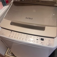 洗濯機 8kg HITACHI BW-V80G BEATWASH