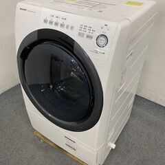 シャープ/SHARP ES-S7D-WR ドラム式洗濯乾燥機 洗...