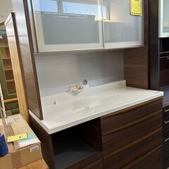 ジモティ来店特価!! 食器棚 パモウナ ブラウン J-1125