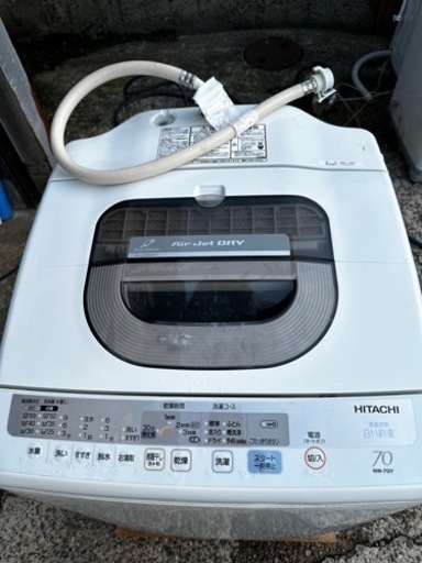 【T-GARAGE】日立2007年製　全自動洗濯機 7.0kg NW-7GY 新居のお供に