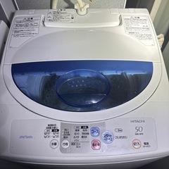 【T-GARAGE】日立製　全自動洗濯機 5.0kg 新居のお供に