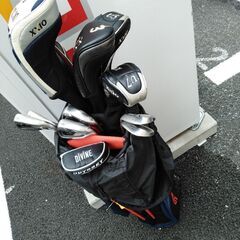 高級ゴルフクラブ一式、バッグ各種全部揃ってます