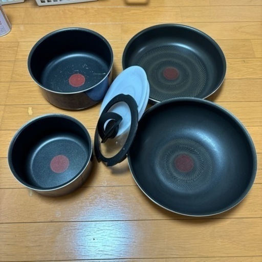ティファール　鍋フライパンセット