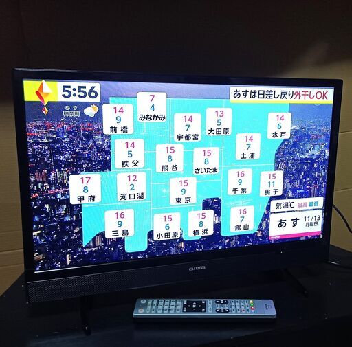 ★お届け可！★aiwa 24型 ハイビジョン液晶テレビ TV-24HF10S 2019年製