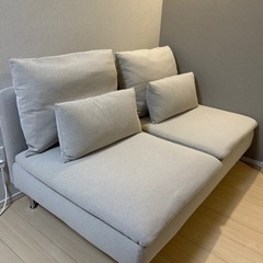 【半年使用】IKEA ソーデルハムン　コンパクトソファ　ライトベージュ
