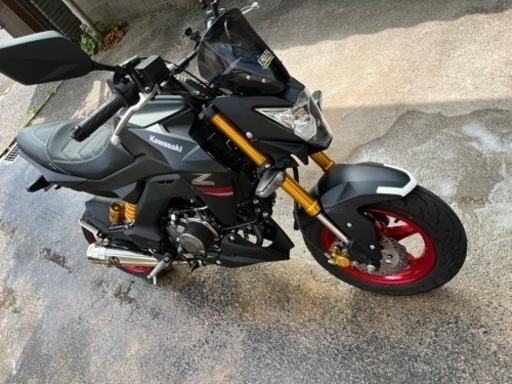 kawasaki  z125pro 最終型　走行2000km