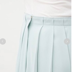 ウエストゴムワイドプリーツロングスカート