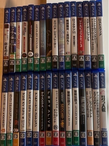 PS4ソフト32本セット【近日中に処分】