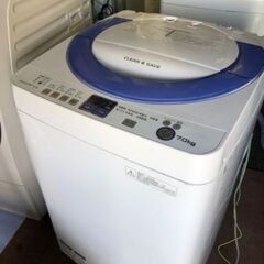 福岡市内配送設置無料 SHARP 全自動洗濯機 7.0kg ヤマダ電機オリジナル