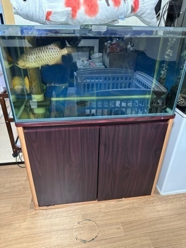 90cm ガラス水槽 オーバーフローセット