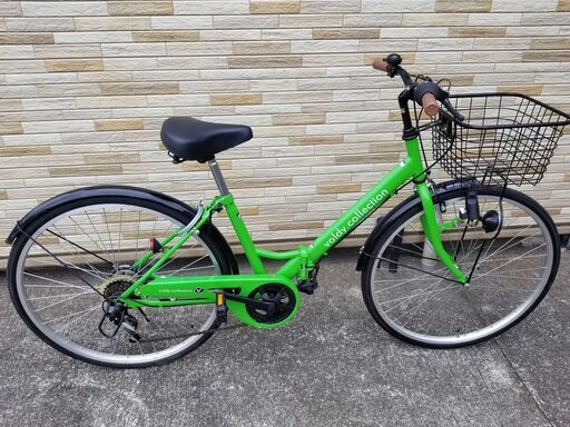 中古自転車 折り畳み 6段変速 26インチ 軽整備済み 防犯登録対応 町田市 相模原市039MM