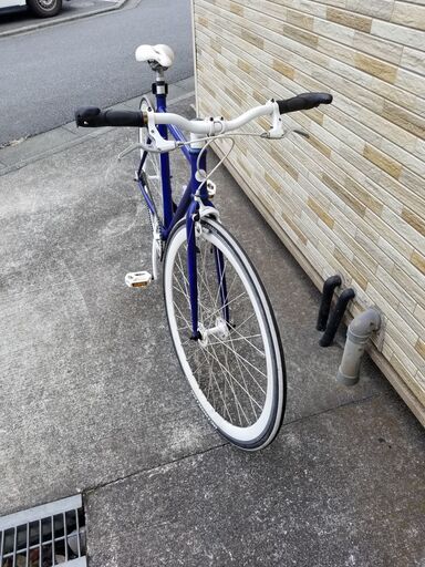 中古自転車 シングルギア 450ｍｍ ピストバイク 軽整備済み 防犯登録対応 町田市 相模原市040MM 中古自転車 シングルギア 450mm ピストバイク 軽整備済み 防犯登録