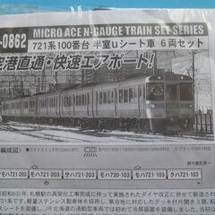 鉄道模型　マイクロエース　721系　100番台