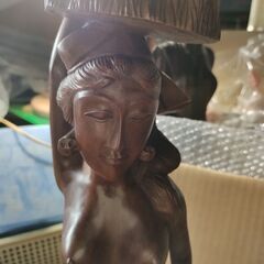 【ネット決済・配送可】木彫り　no2  　インドネシア　バリ