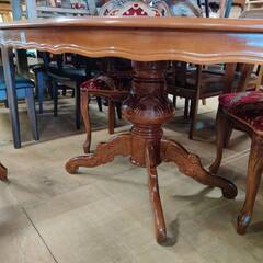 【愛品倶楽部柏店】ダイニング5点セット ロココ調