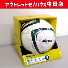 MIKASA サッカーボール 5号検定球 SVC50TP-W グ...