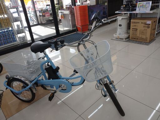 【ミムゴ/電動アシスト三輪自転車/電動自転車/三輪自転車/20インチ/MG-TRM20EB】