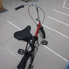 【折りたたみ自転車/14インチ自転車/コンパクト/赤/レッド】