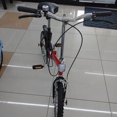 【折りたたみ自転車/14インチ自転車/コンパクト/赤/レッド】