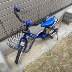 子供用自転車 青